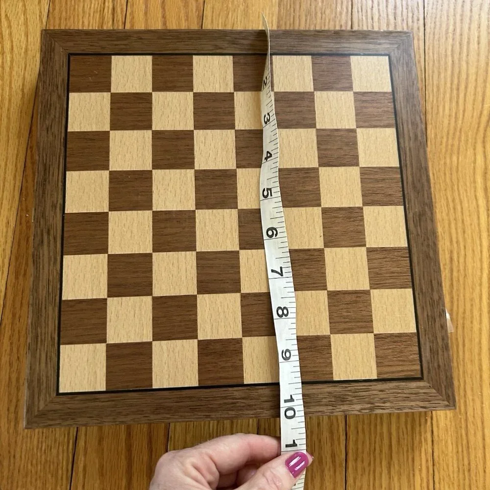 Travel Magnetic Chess Board 10" Game Wooden NWOT Strategy Classic Thinking skill - Picture 6 of 10